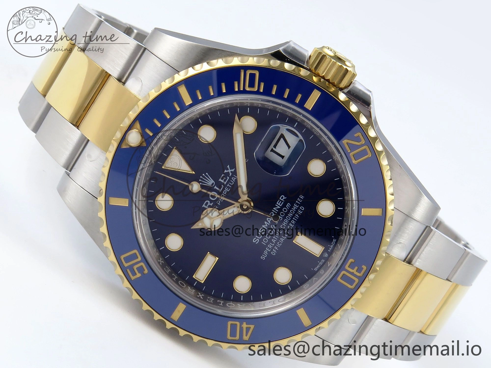 Submariner 126613 LB 904L SS YG THBF 1:1 Best Edition Blue Dial On 904L SS YG Bracelet SH3235