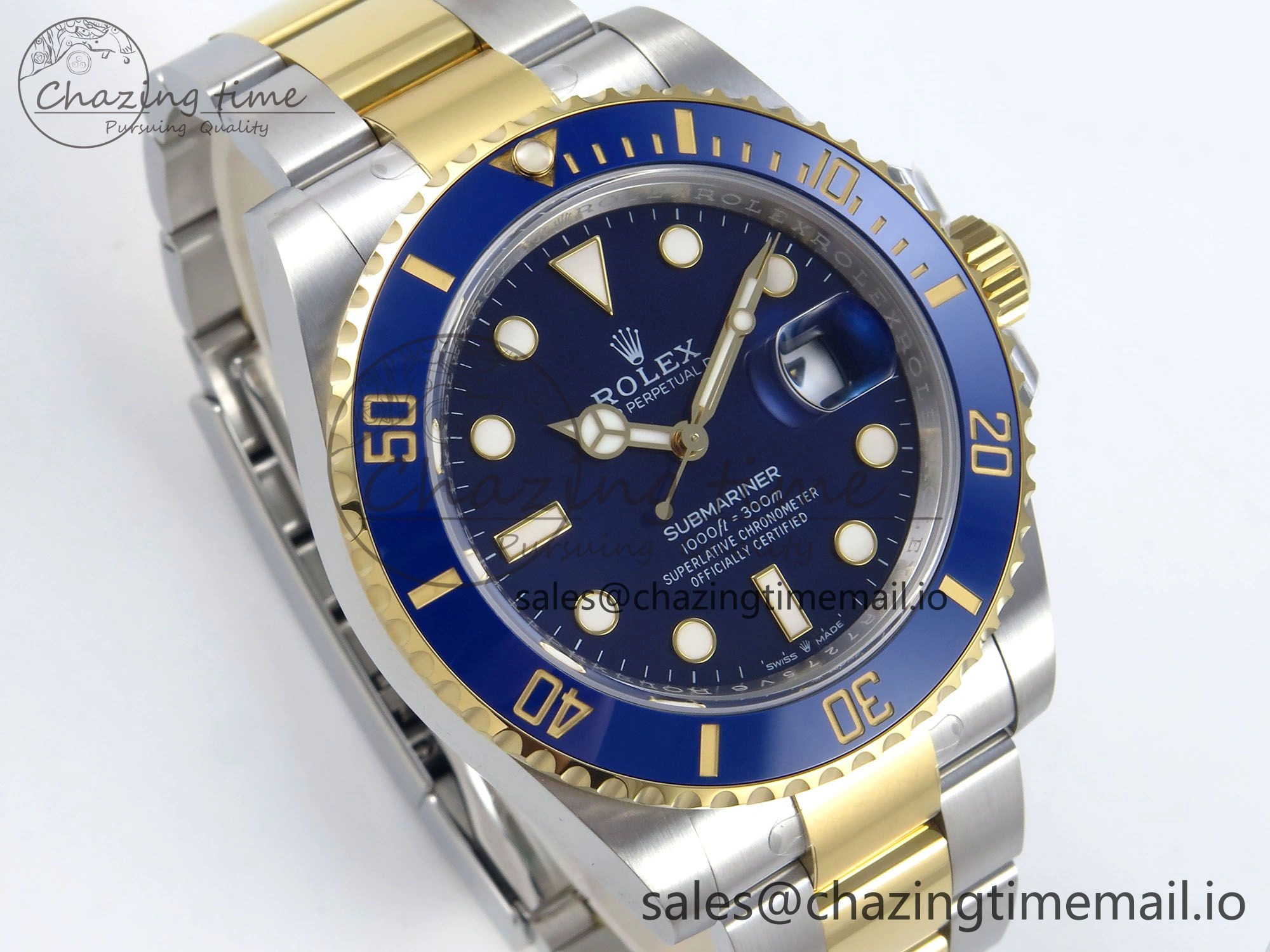 Submariner 126613 LB 904L SS YG THBF 1:1 Best Edition Blue Dial On 904L SS YG Bracelet SH3235