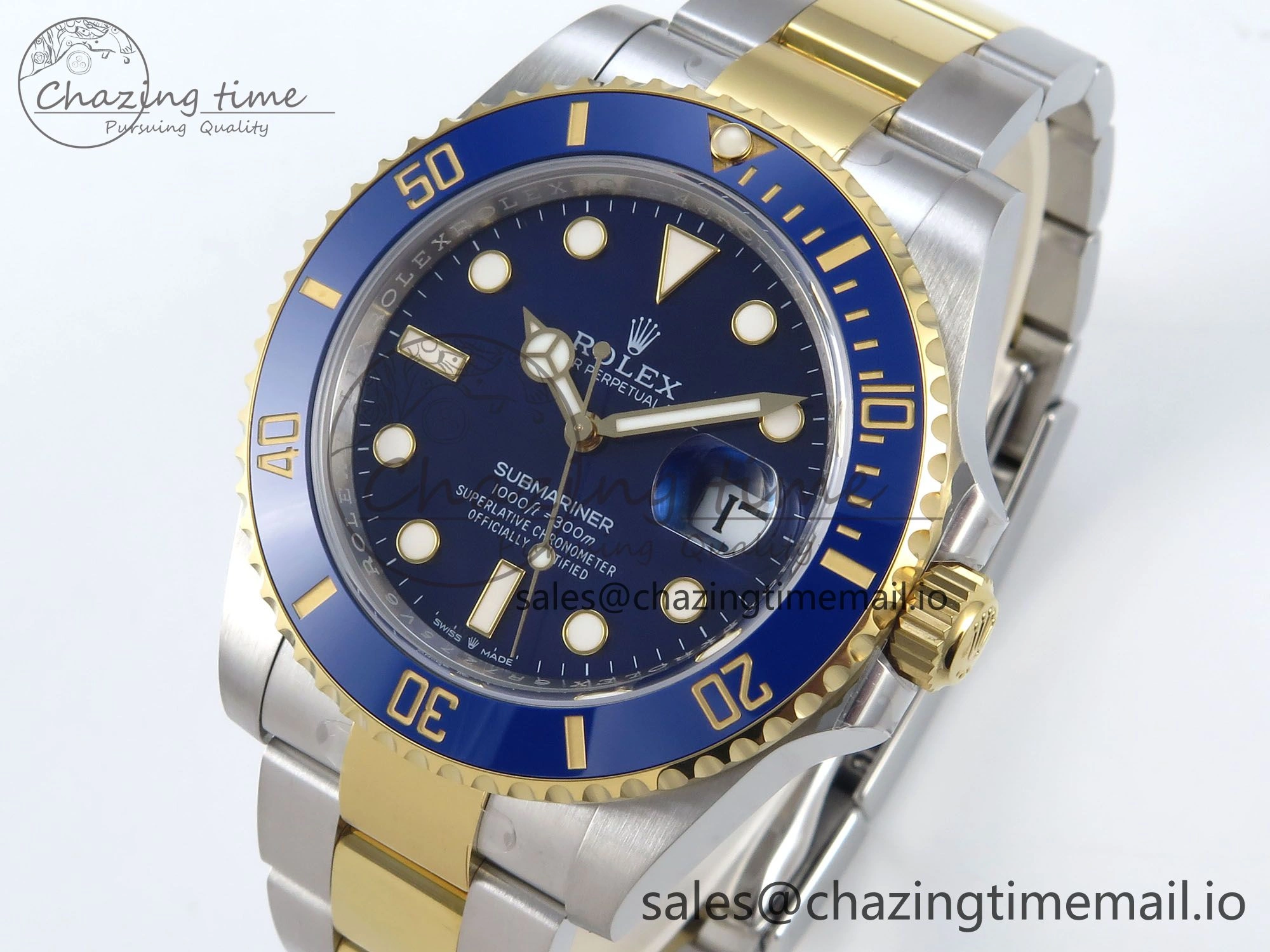 Submariner 126613 LB 904L SS YG THBF 1:1 Best Edition Blue Dial On 904L SS YG Bracelet SH3235
