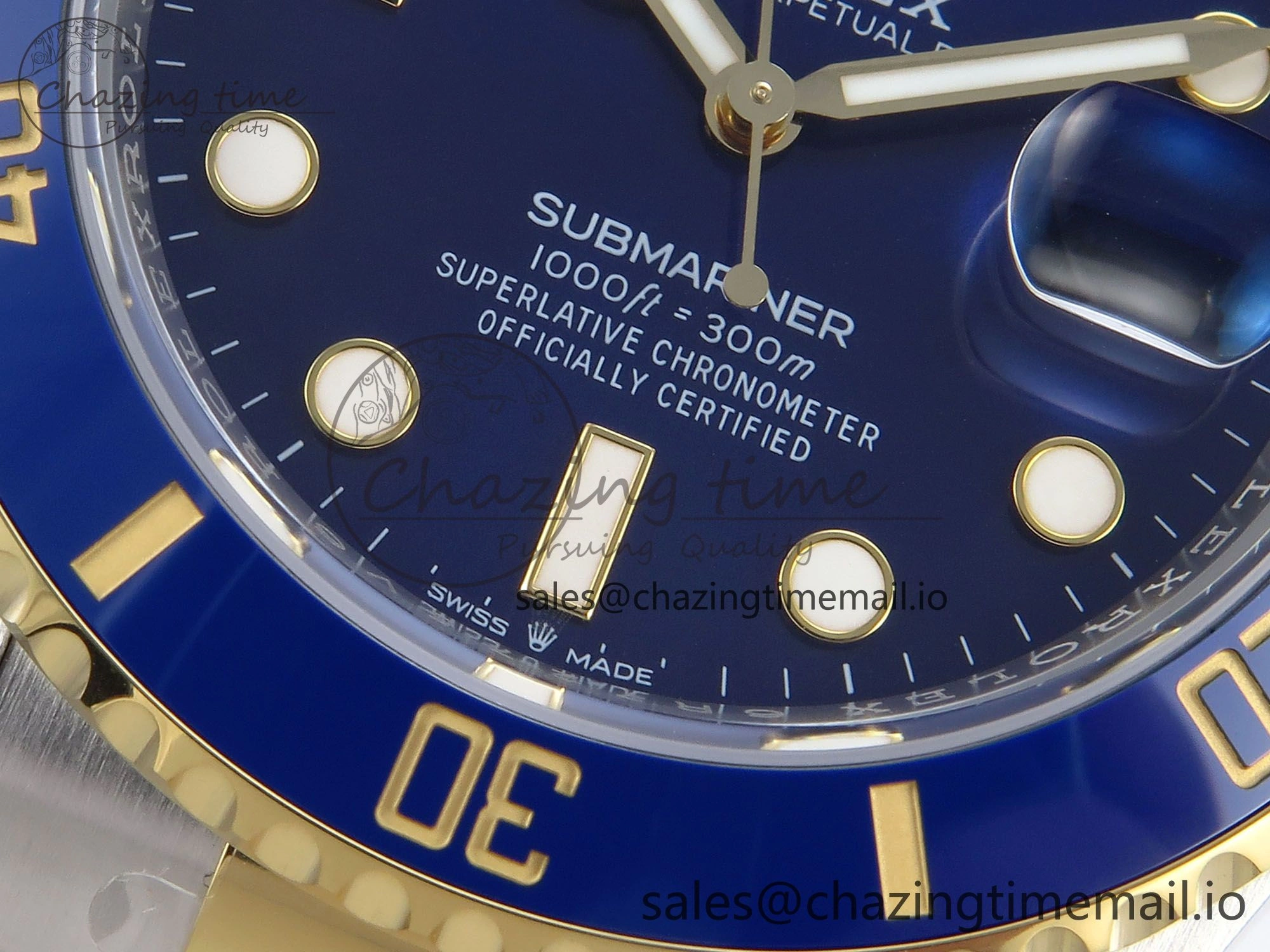 Submariner 126613 LB 904L SS YG THBF 1:1 Best Edition Blue Dial On 904L SS YG Bracelet SH3235