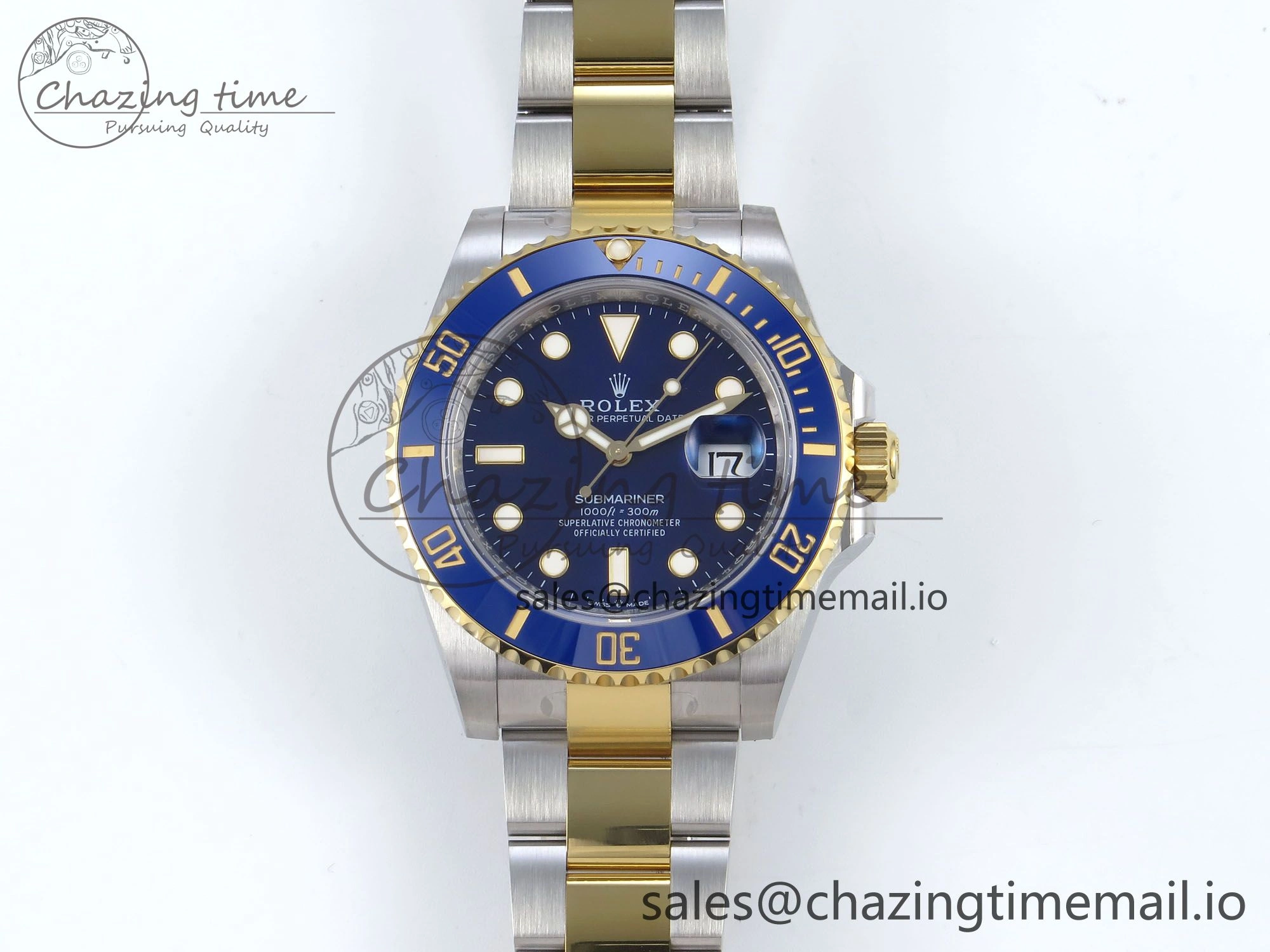 Submariner 126613 LB 904L SS YG THBF 1:1 Best Edition Blue Dial On 904L SS YG Bracelet SH3235