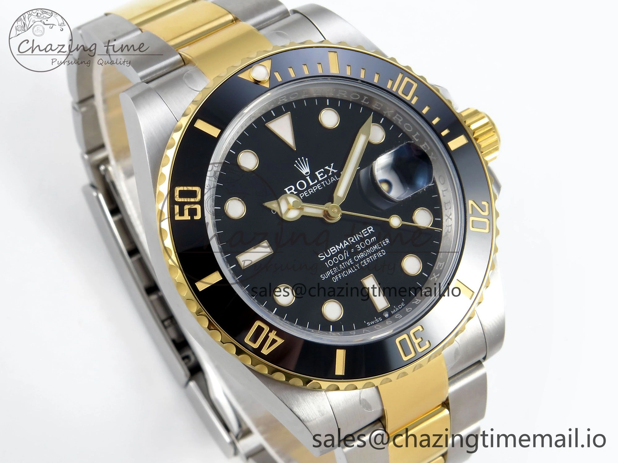 Submariner 126613 LB Black Ceramic ARF 1:1 Best Edition 904L SS Case and Bracelet SH3235