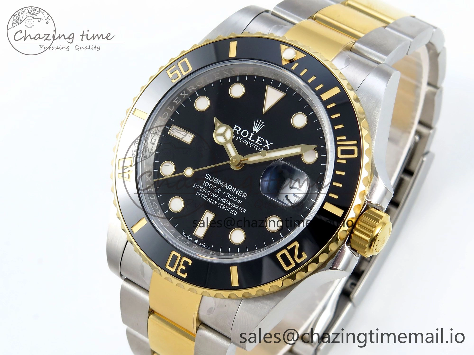 Submariner 126613 LB Black Ceramic ARF 1:1 Best Edition 904L SS Case and Bracelet SH3235