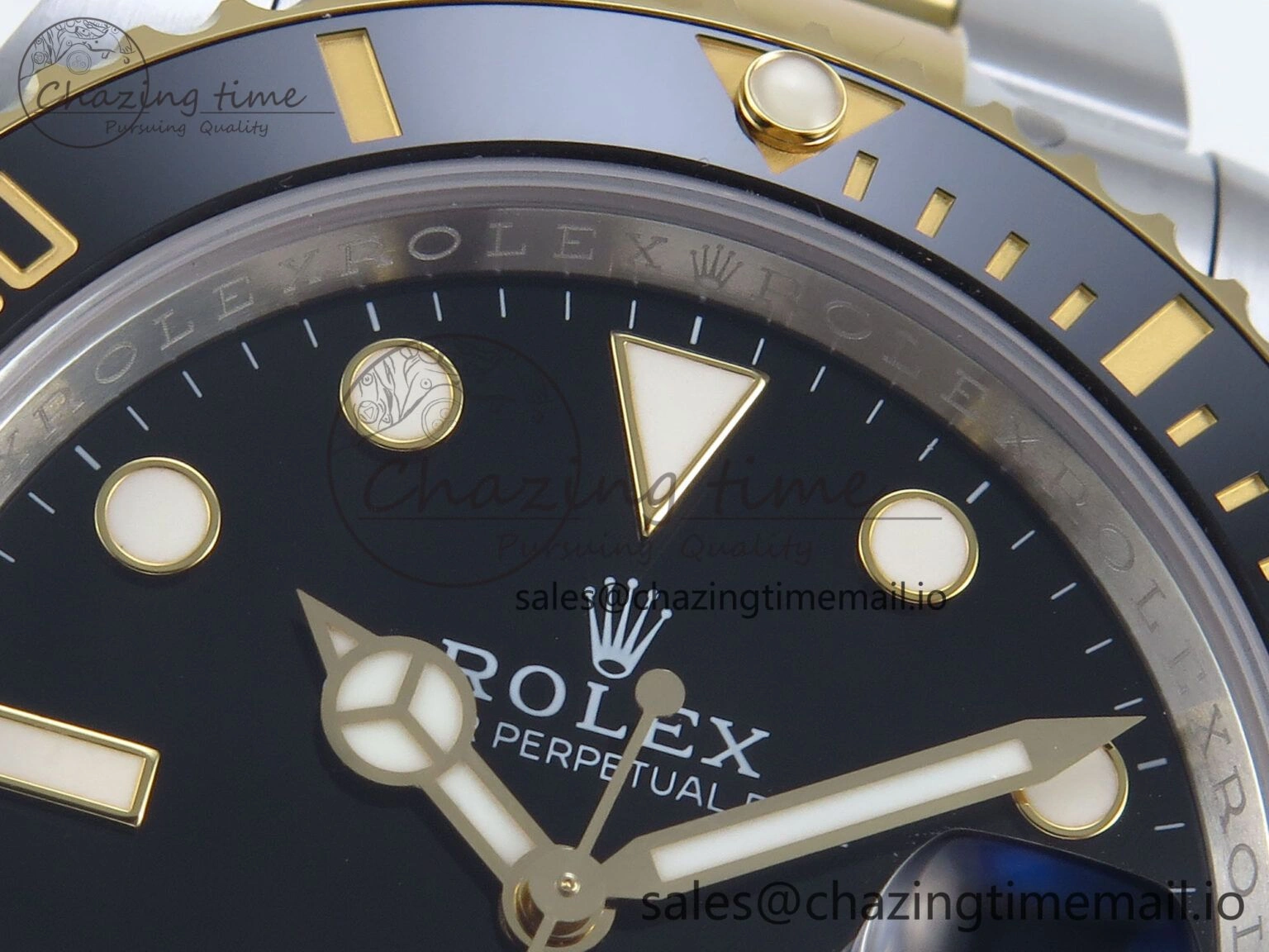 Submariner 126613 LN 904L SS YG THBF 1:1 Best Edition Black Dial On 904L SS YG Bracelet SH3235