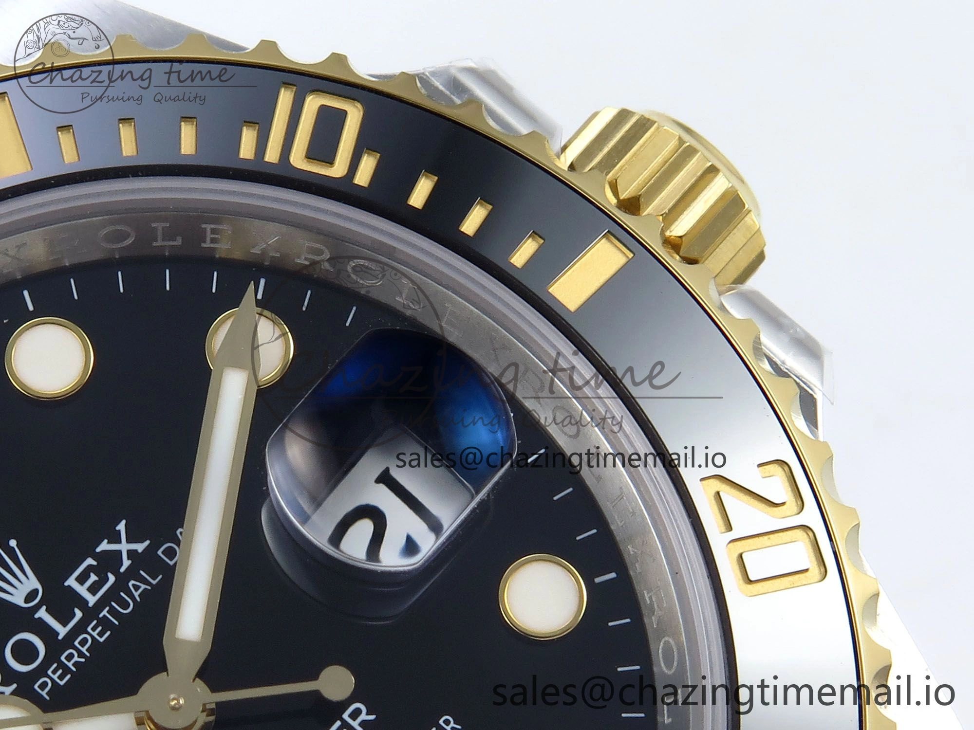 Submariner 126613 LN 904L SS YG THBF 1:1 Best Edition Black Dial On 904L SS YG Bracelet SH3235