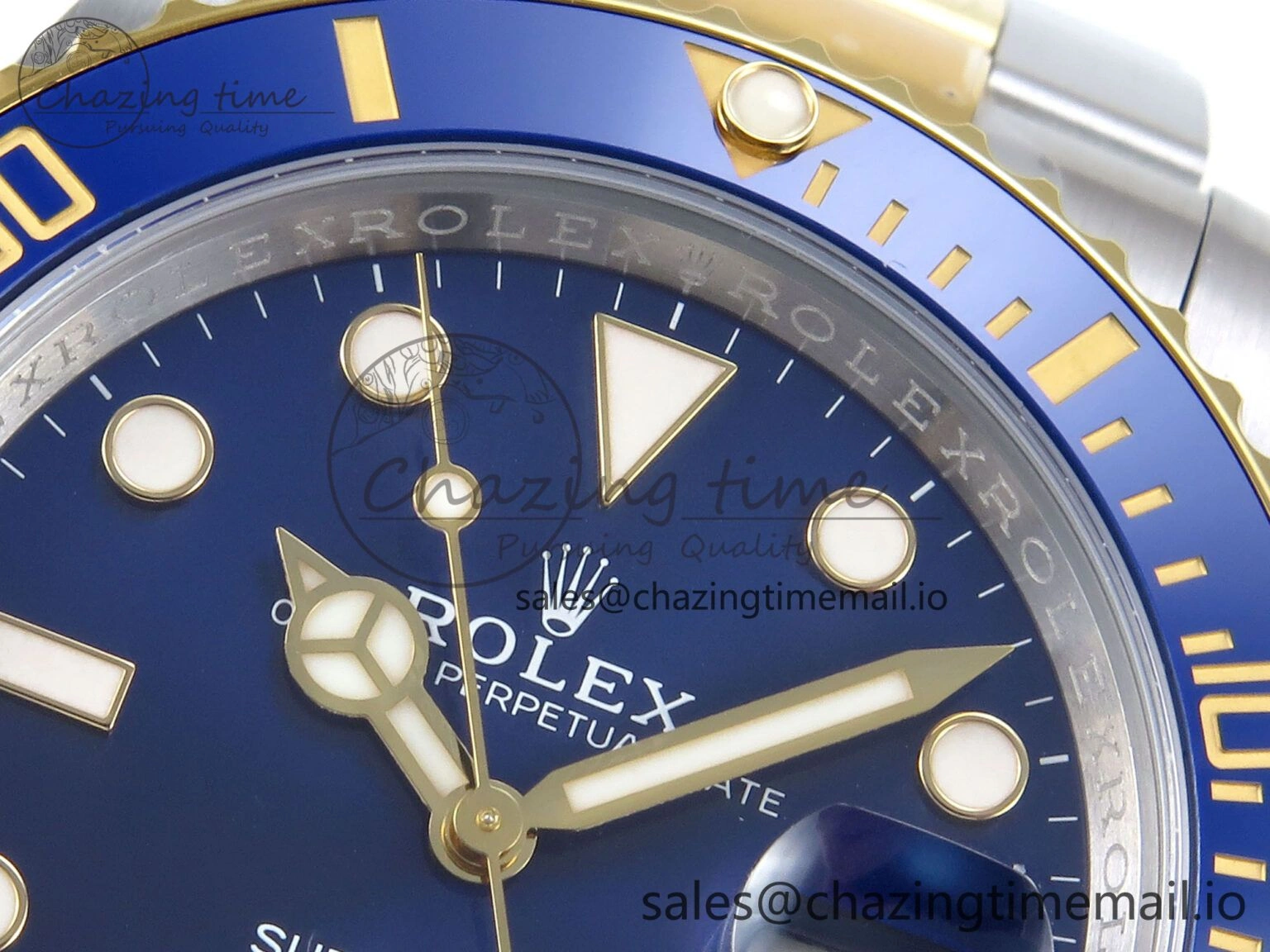 Submariner 126613LB SS YG ARF 1:1 Best Edition Steel Blue Dial 904L on SS YG Oyster Bracelet SH3235