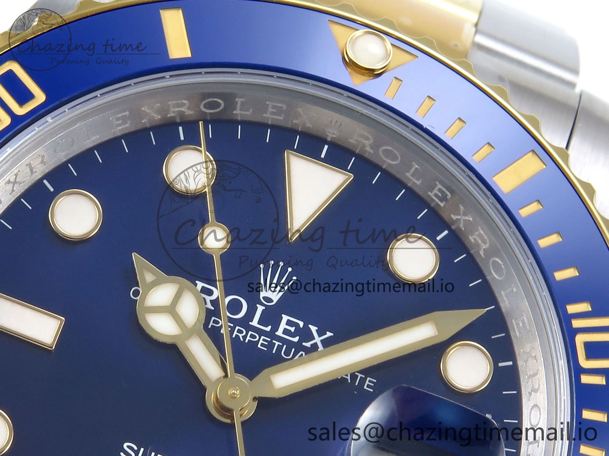 Submariner 126613LB SS YG ARF 1:1 Best Edition Steel Blue Dial 904L on SS YG Oyster Bracelet SH3235