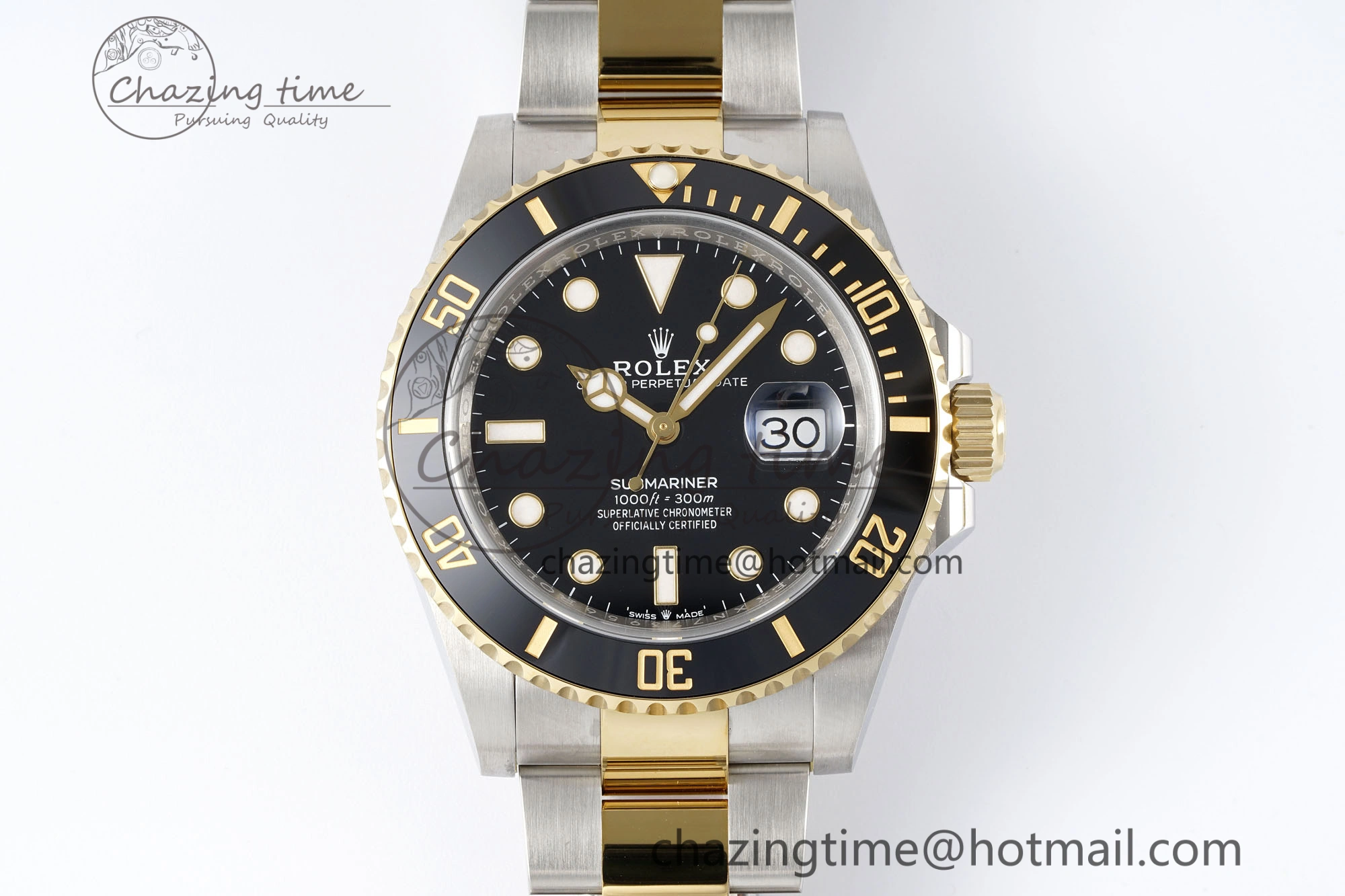 Submariner 126613LN 41mm 1:1 Best Edition YG SS Black Dial Clean Factory VR3235