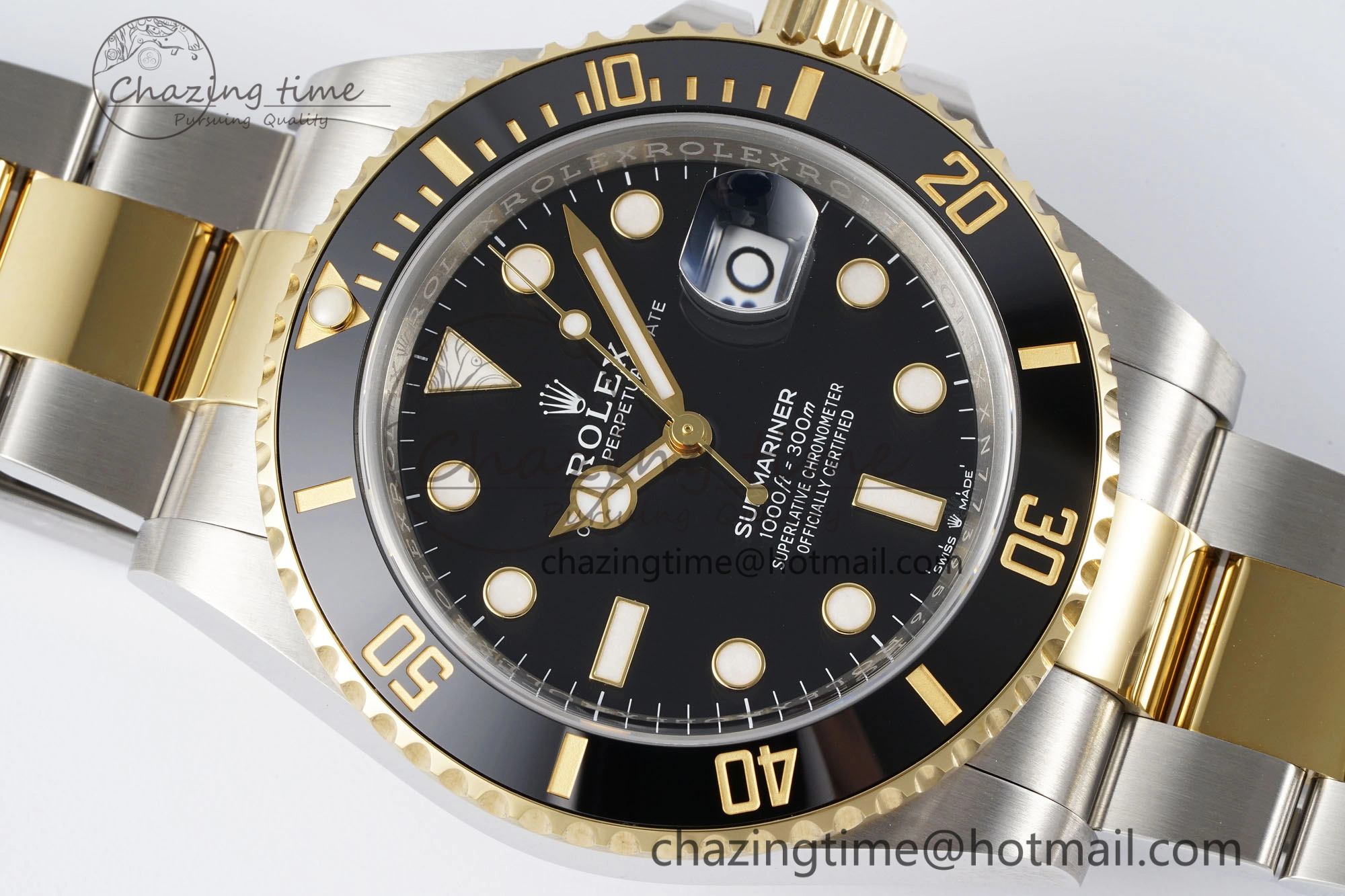 Submariner 126613LN 41mm 1:1 Best Edition YG SS Black Dial Clean Factory VR3235