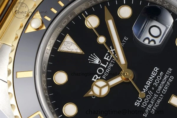Submariner 126613LN 41mm 1:1 Best Edition YG SS Black Dial Clean Factory VR3235