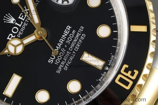 Submariner 126613LN 41mm 1:1 Best Edition YG SS Black Dial Clean Factory VR3235