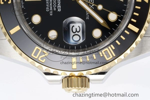 Submariner 126613LN 41mm 1:1 Best Edition YG SS Black Dial Clean Factory VR3235
