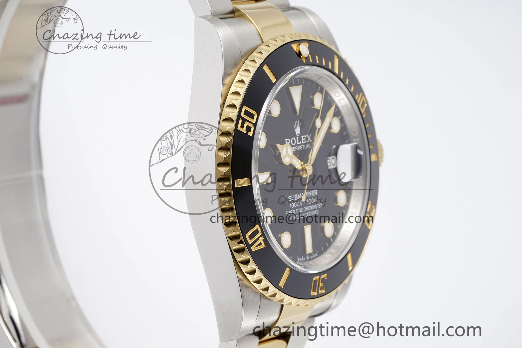 Submariner 126613LN 41mm 1:1 Best Edition YG SS Black Dial Clean Factory VR3235