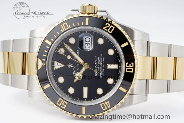 Submariner 126613LN 41mm 1:1 Best Edition YG SS Black Dial Clean Factory VR3235