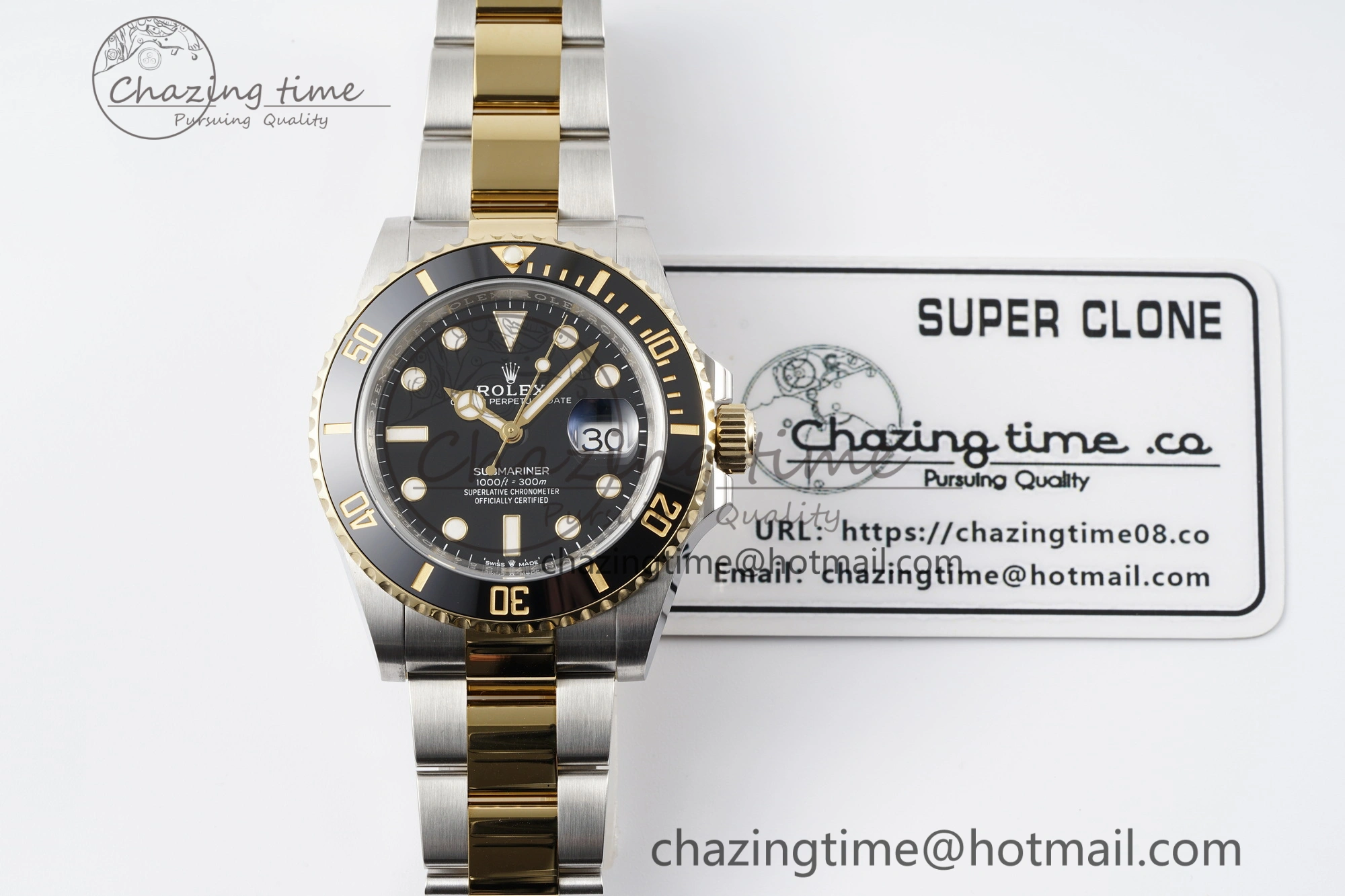 Submariner 126613LN 41mm 1:1 Best Edition YG SS Black Dial Clean Factory VR3235