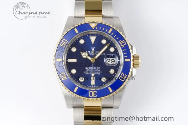 Submariner 126613LN 41mm 1:1 Best Edition YG SS Blue Dial Clean Factory VR3235