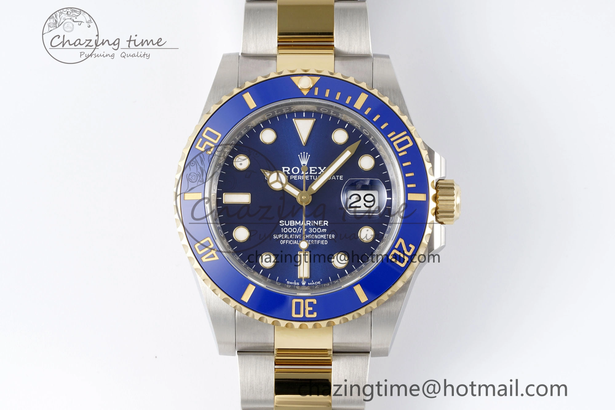Submariner 126613LN 41mm 1:1 Best Edition YG SS Blue Dial Clean Factory VR3235