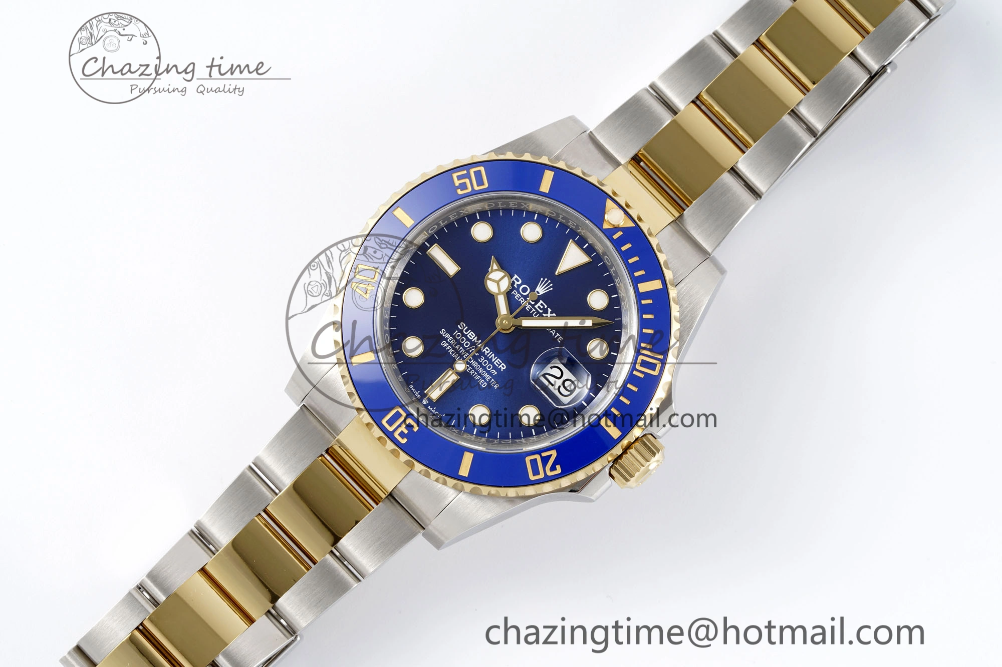 Submariner 126613LN 41mm 1:1 Best Edition YG SS Blue Dial Clean Factory VR3235
