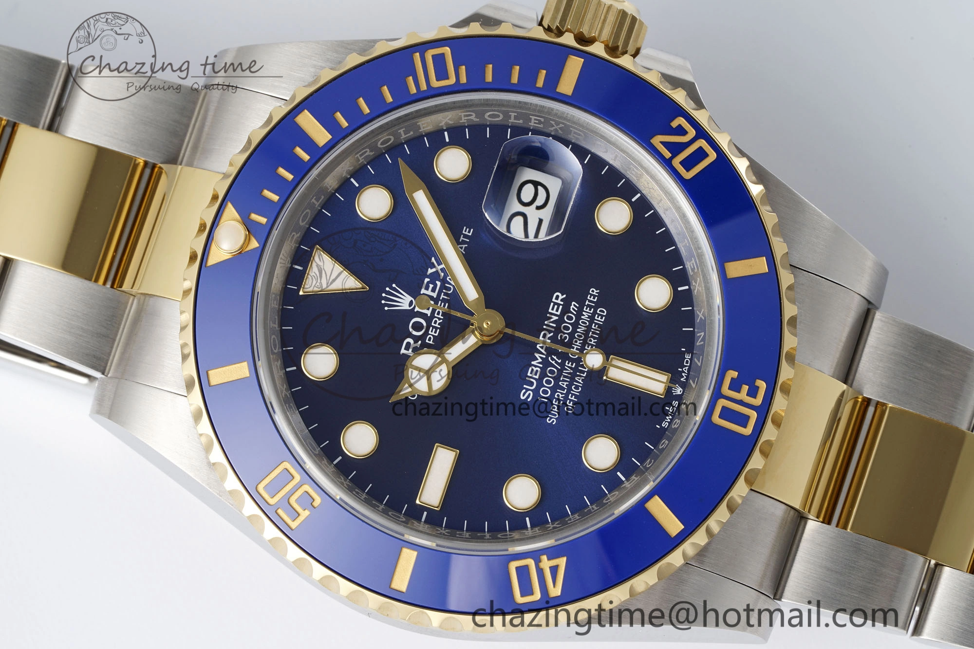 Submariner 126613LN 41mm 1:1 Best Edition YG SS Blue Dial Clean Factory VR3235