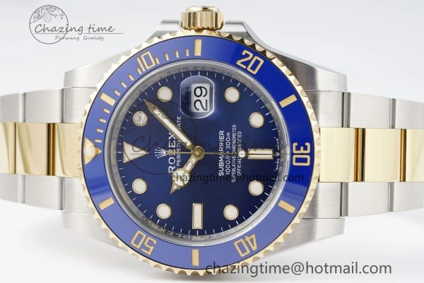 Submariner 126613LN 41mm 1:1 Best Edition YG SS Blue Dial Clean Factory VR3235