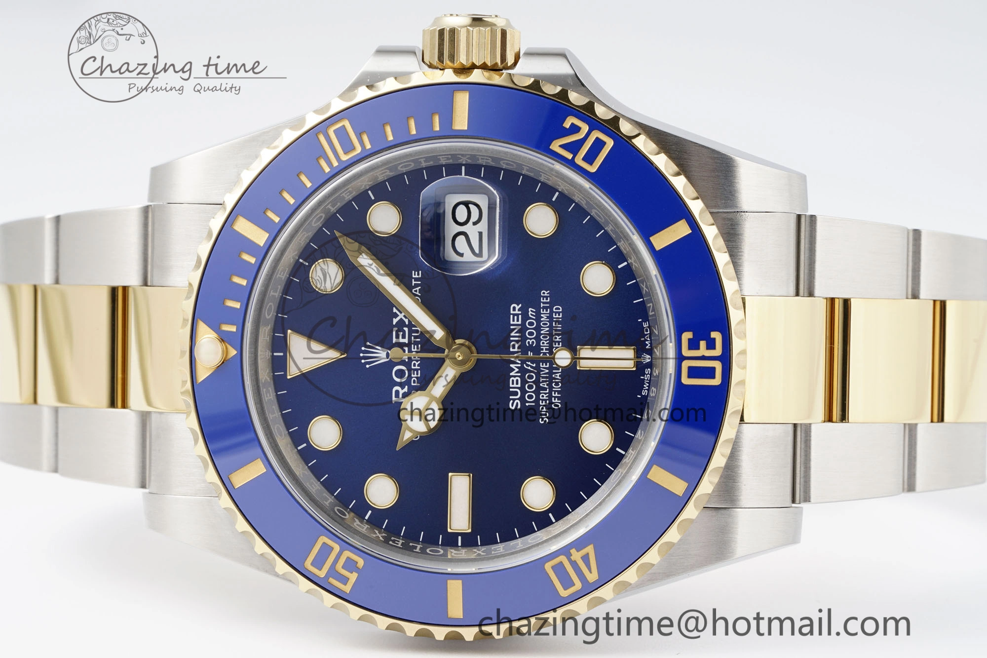 Submariner 126613LN 41mm 1:1 Best Edition YG SS Blue Dial Clean Factory VR3235
