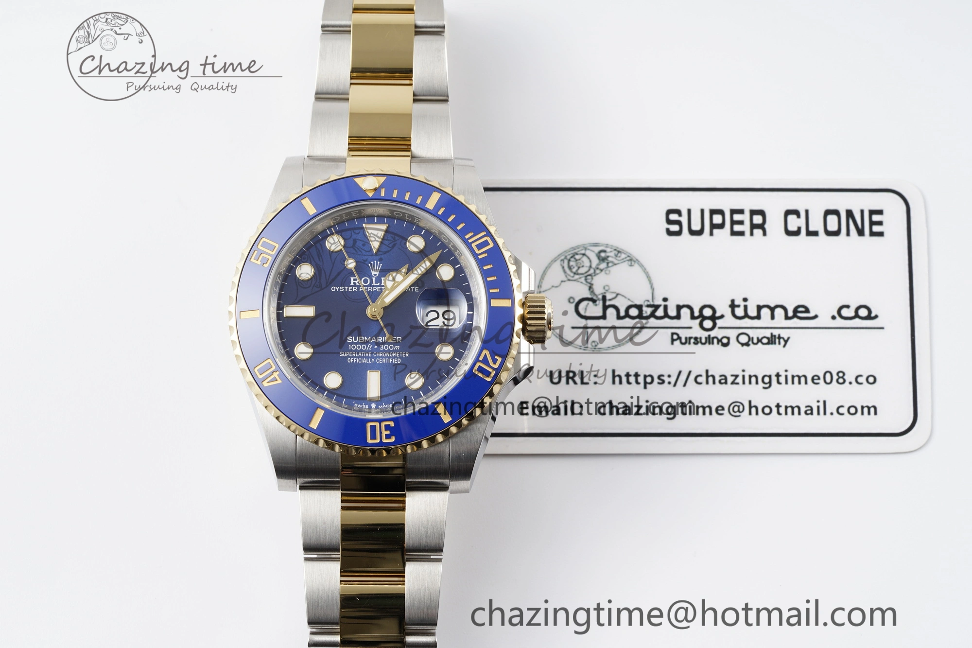 Submariner 126613LN 41mm 1:1 Best Edition YG SS Blue Dial Clean Factory VR3235