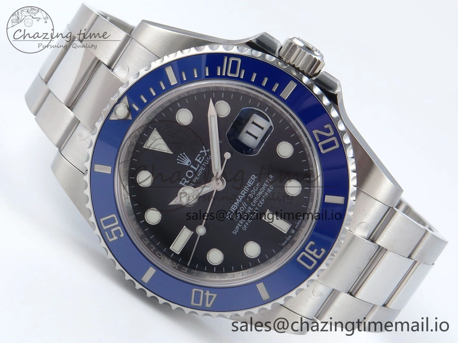 Submariner 126619 LB 904L SS THBF 1:1 Best Edition Black Dial On 904L SS Bracelet SH3235