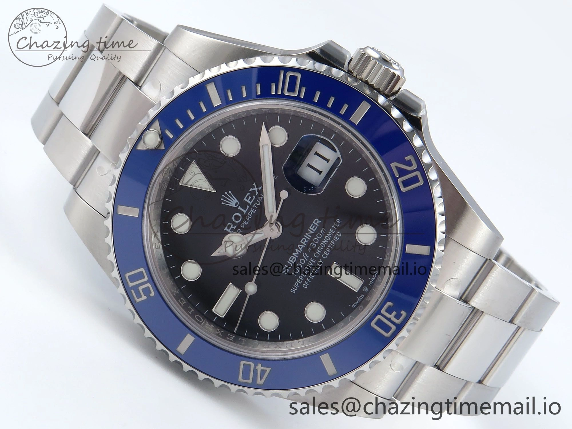 Submariner 126619 LB 904L SS THBF 1:1 Best Edition Black Dial On 904L SS Bracelet SH3235