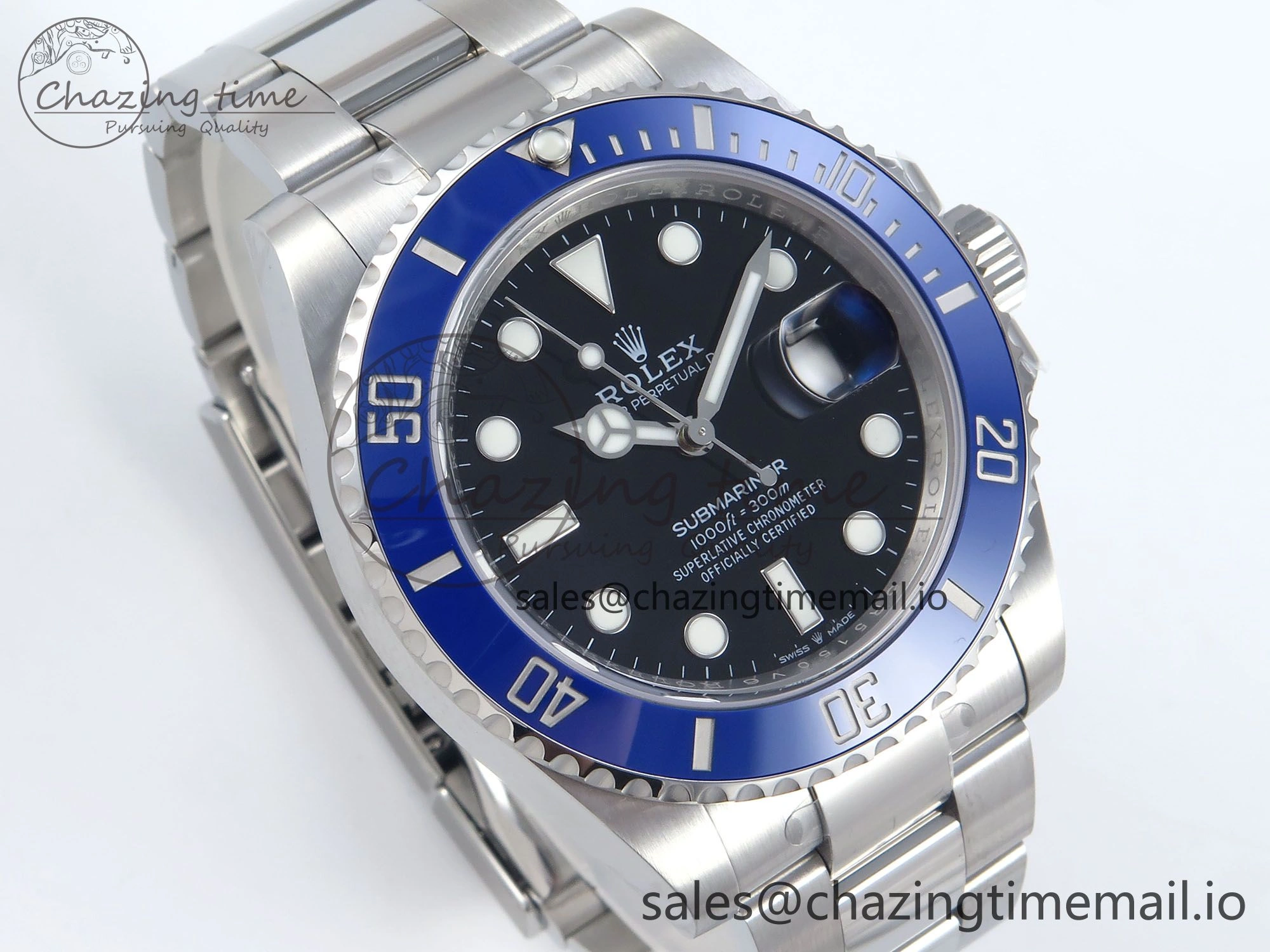 Submariner 126619 LB 904L SS THBF 1:1 Best Edition Black Dial On 904L SS Bracelet SH3235