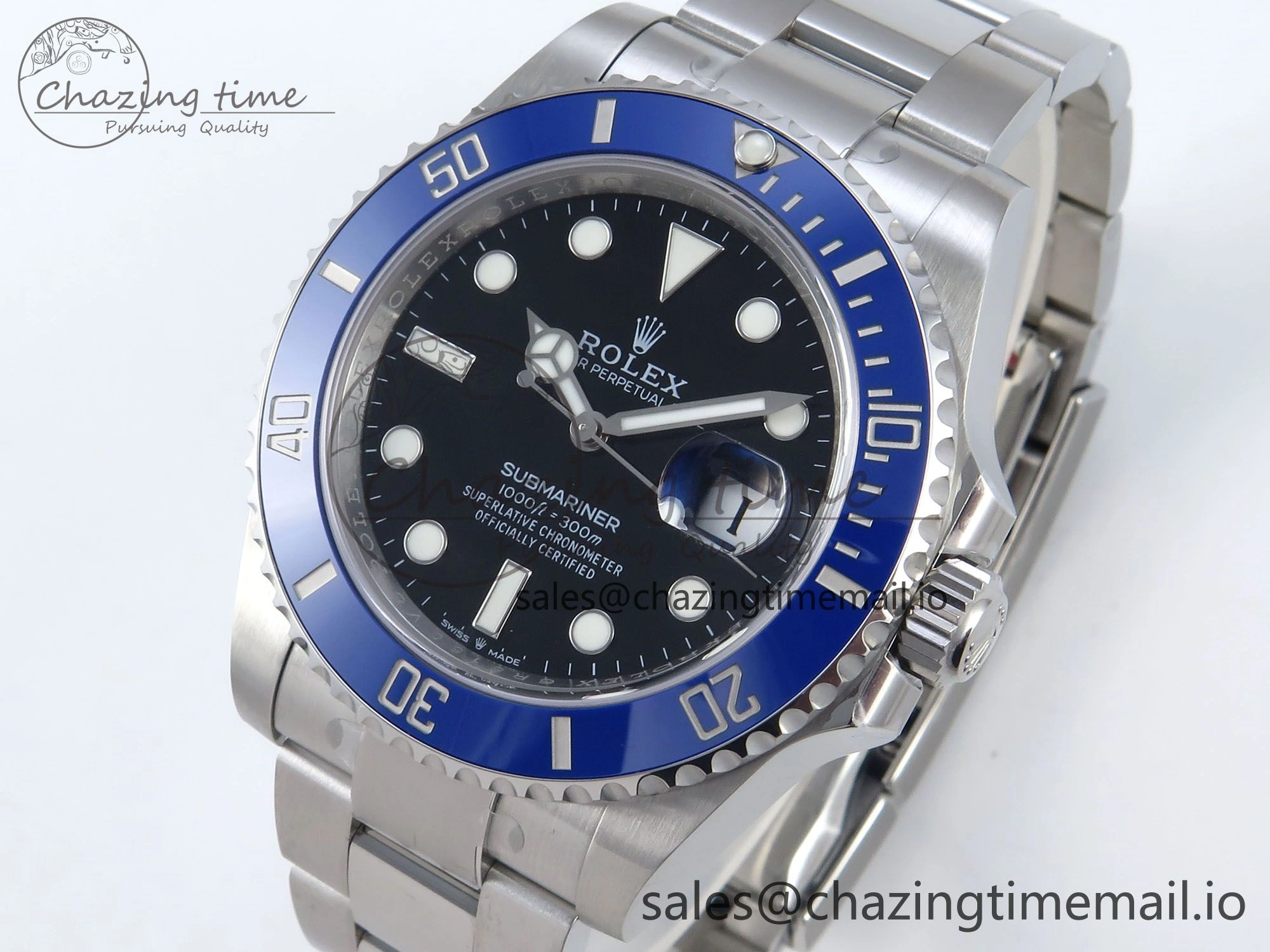 Submariner 126619 LB 904L SS THBF 1:1 Best Edition Black Dial On 904L SS Bracelet SH3235