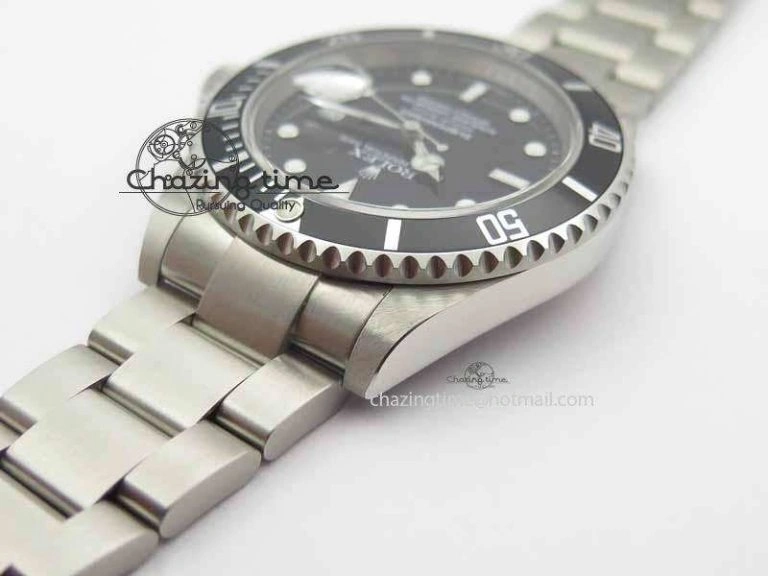 Submariner 16610 LN Black Metal Bezel JF 1:1 Best Edition On SS Bracelet SH3135