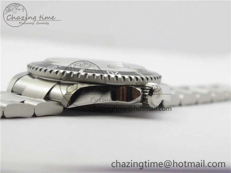 Submariner 16610 LN Black No Rehaut Engraving 904L Steel ARF1:1 Best Edition on SS Bracelet SH3135