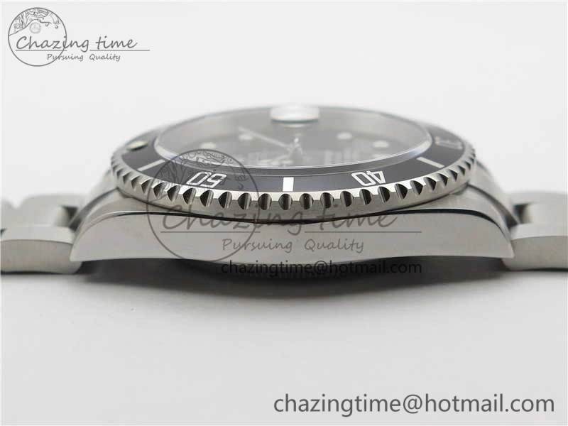 Submariner 16610 LN Black No Rehaut Engraving 904L Steel ARF1:1 Best Edition on SS Bracelet SH3135