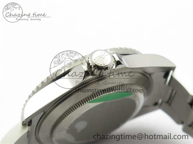 Submariner 16610 LV Green No Rehaut Engraving 904L Steel ARF1:1 Best Edition on SS Bracelet SH3135