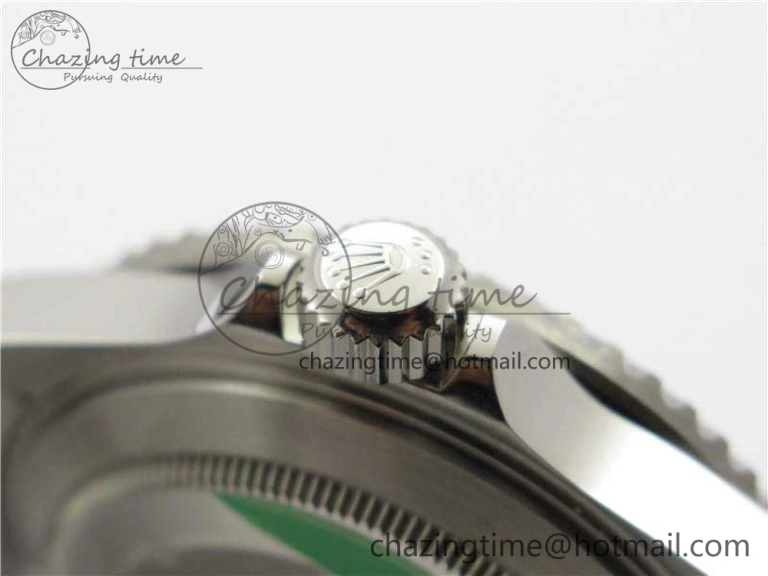 Submariner 16610 LV Green No Rehaut Engraving 904L Steel ARF1:1 Best Edition on SS Bracelet SH3135