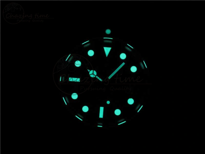 Submariner 16610 LV Green No Rehaut Engraving 904L Steel ARF1:1 Best Edition on SS Bracelet SH3135