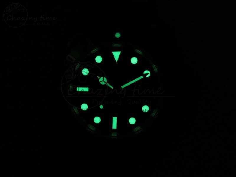 Submariner 16610 LV Green No Rehaut Engraving JF 1:1 Best Edition On SS Bracelet SH3135