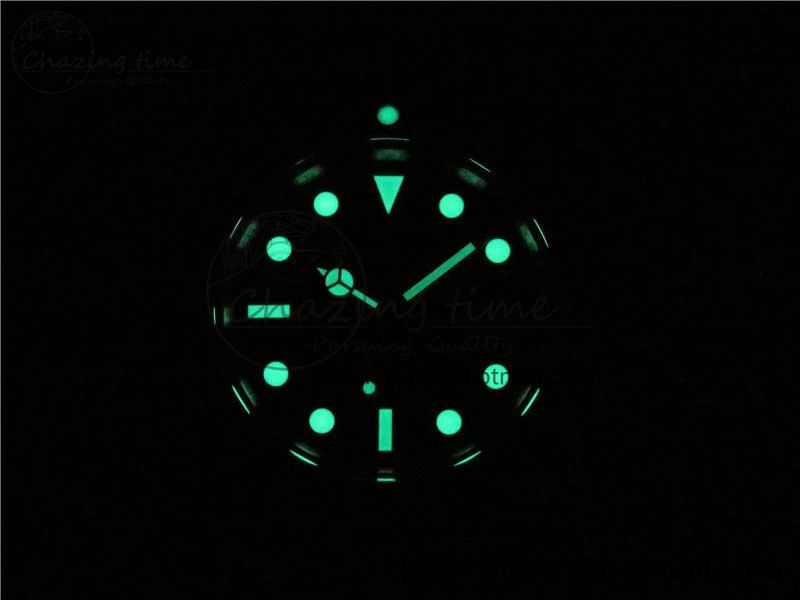 Submariner 16610 LV Kermit Green 904L Steel ARF1:1 Best Edition on SS Bracelet SH3135