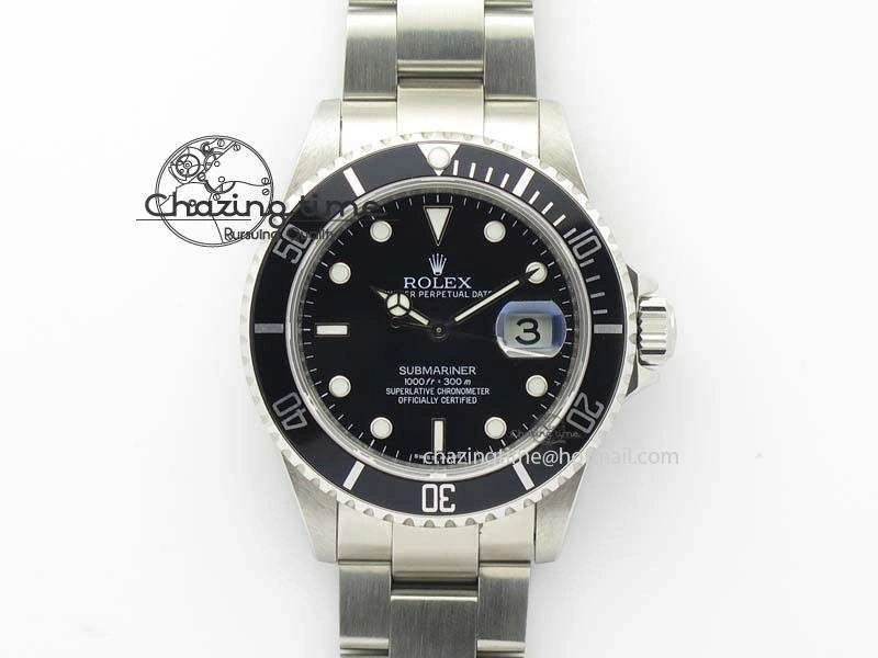 Submariner 16610LN SS BP-Maker Best Edition Black Dial Black Bezel On SS Bracelet SA3135