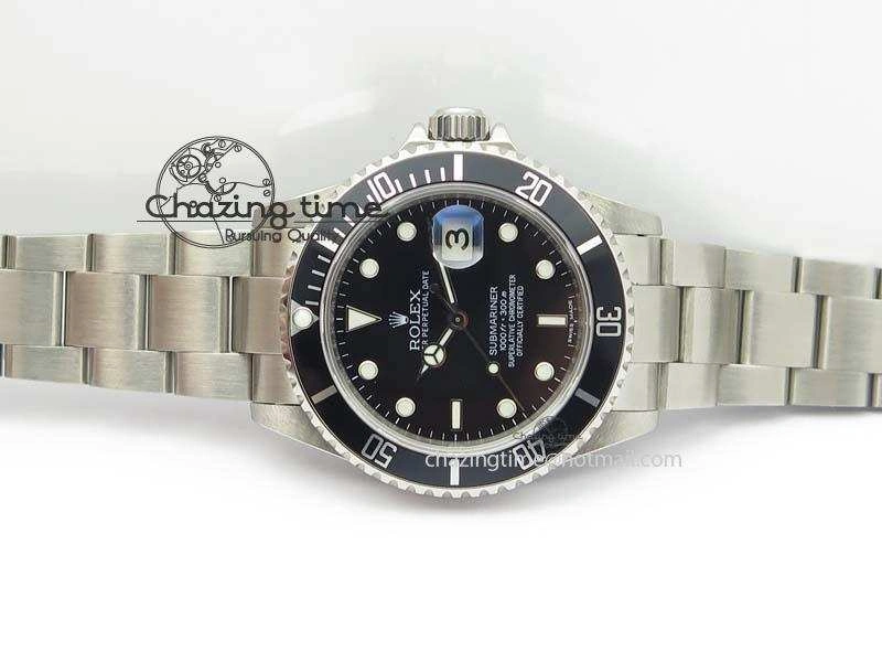 Submariner 16610LN SS BP-Maker Best Edition Black Dial Black Bezel On SS Bracelet SA3135