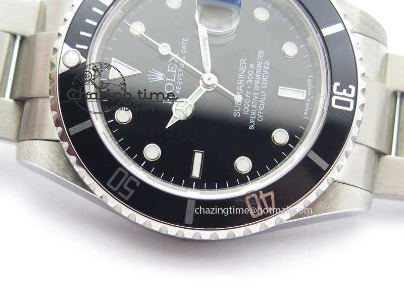 Submariner 16610LN SS BP-Maker Best Edition Black Dial Black Bezel On SS Bracelet SA3135
