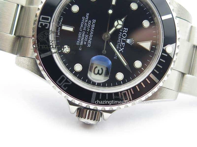 Submariner 16610LN SS BP-Maker Best Edition Black Dial Black Bezel On SS Bracelet SA3135