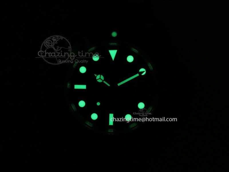 Submariner 16610LV SS Green Metal Bezel JF 1:1 Best Edition Black Dial On SS Bracelet SH3135