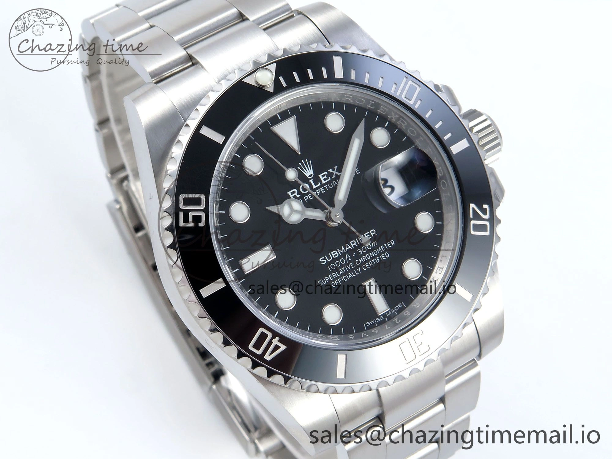 Submariner 40mm 116610 LN SS ARF 1:1 Best Edition Steel Black Dial 904L SS Oyster Bracelet SH3135