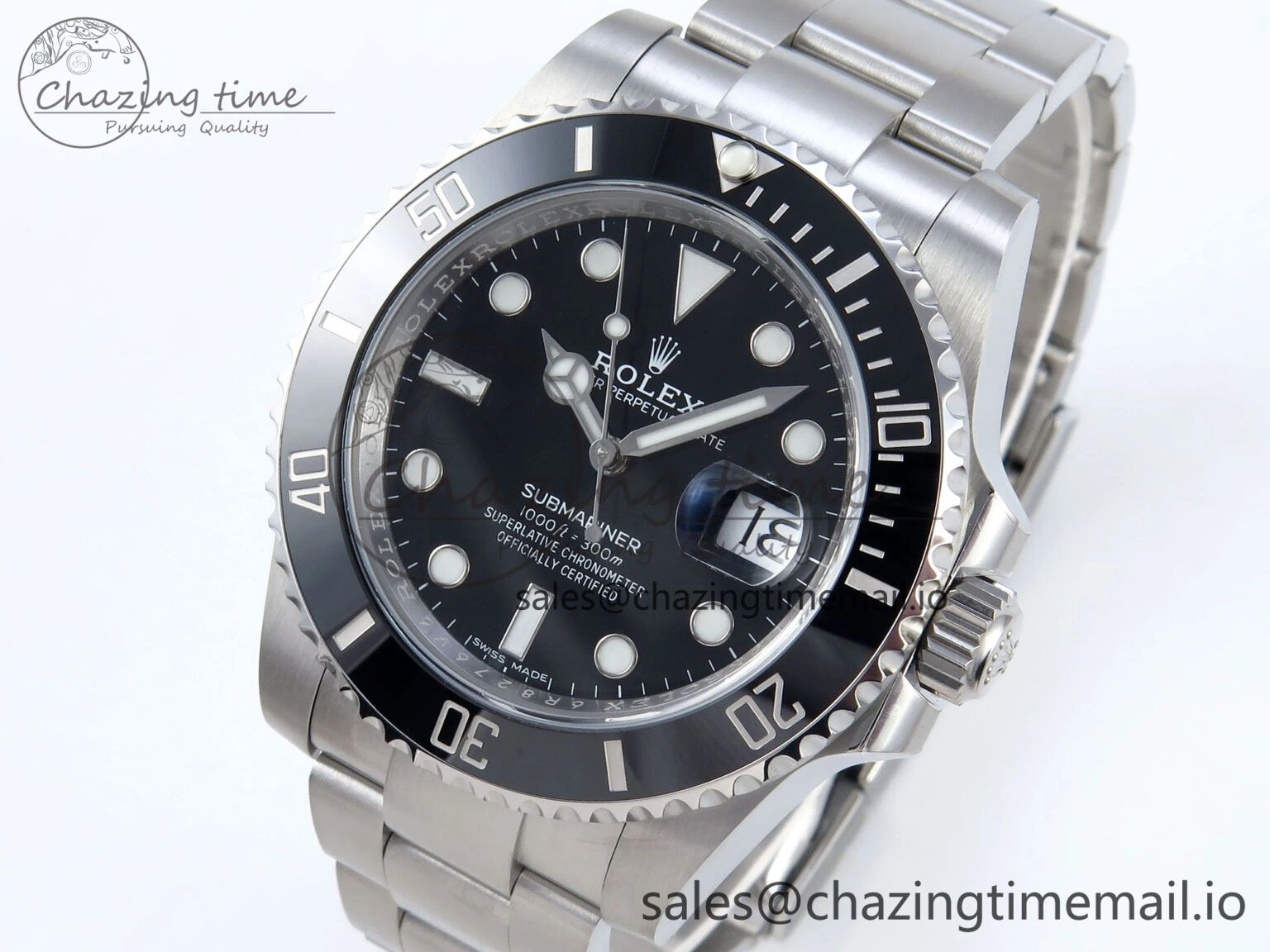 Submariner 40mm 116610 LN SS ARF 1:1 Best Edition Steel Black Dial 904L SS Oyster Bracelet SH3135