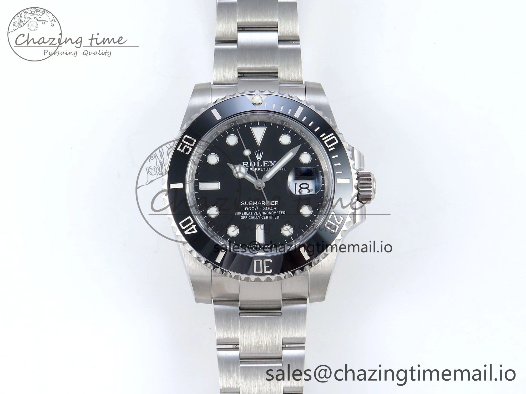Submariner 40mm 116610 LN SS ARF 1:1 Best Edition Steel Black Dial 904L SS Oyster Bracelet SH3135