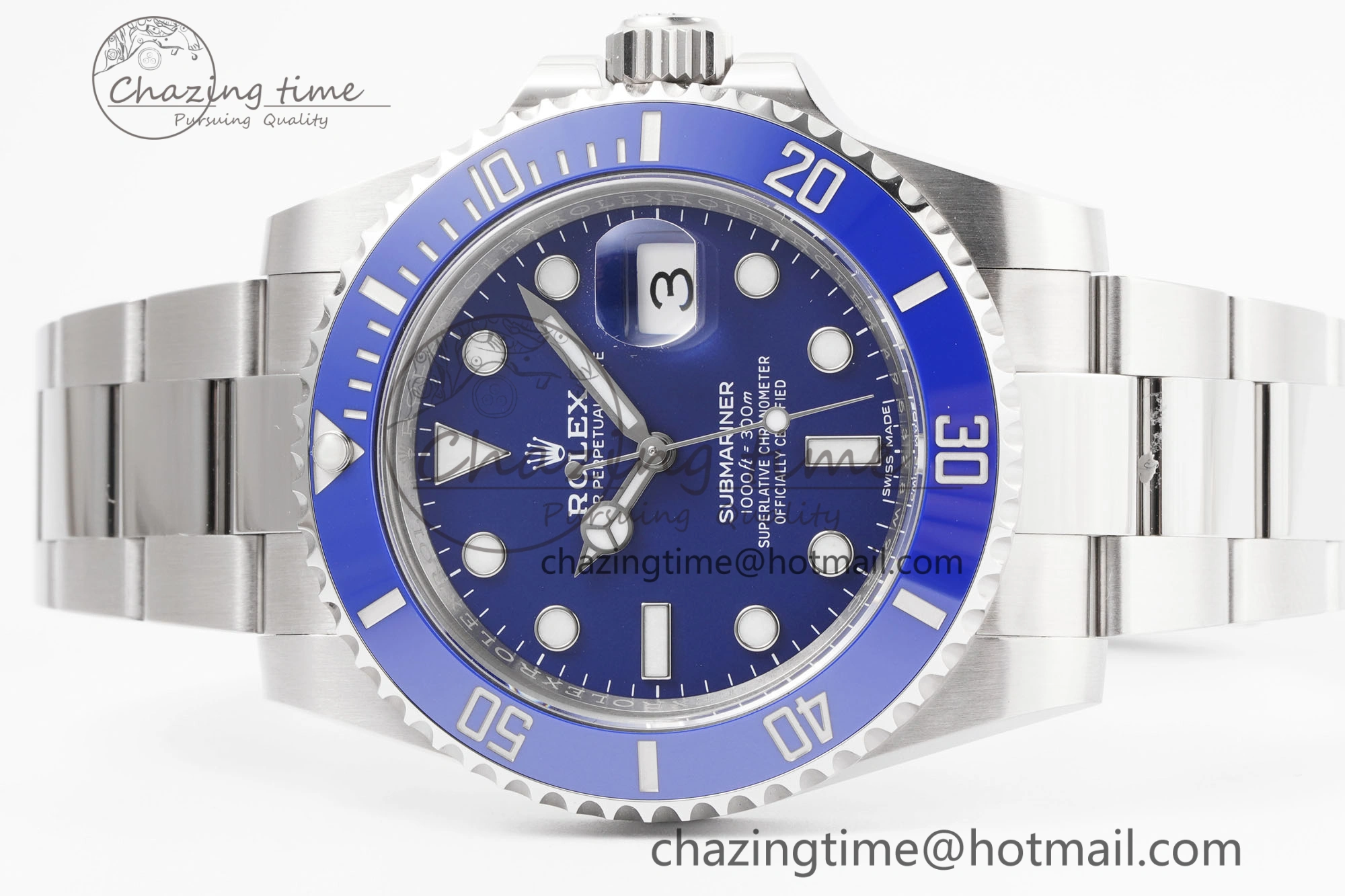 Submariner 40mm 116619 LB Blue Ceramic 904L Steel Clean 1:1 Best Edition VS3135