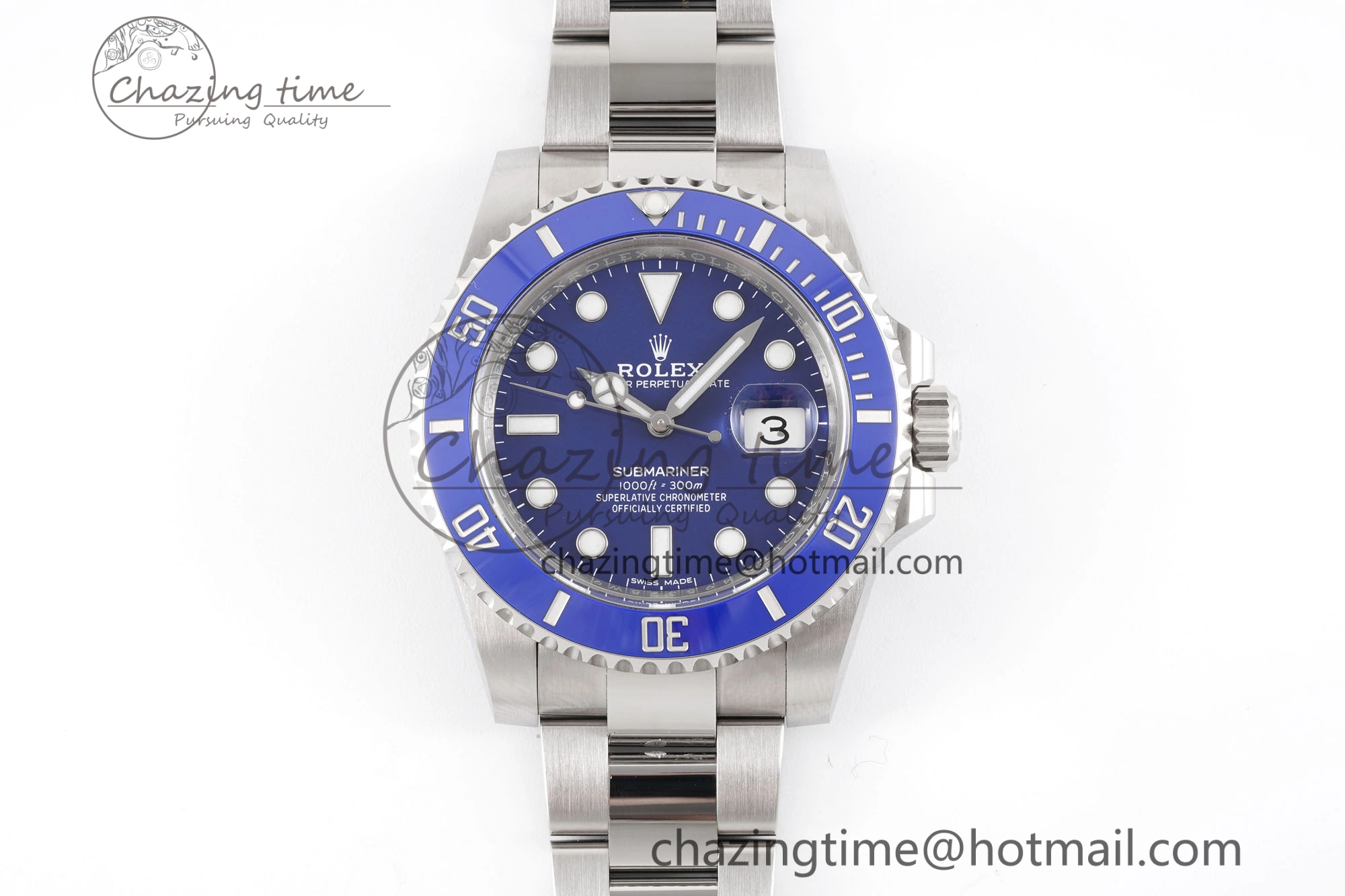 Submariner 40mm 116619 LB Blue Ceramic 904L Steel Clean 1:1 Best Edition VS3135