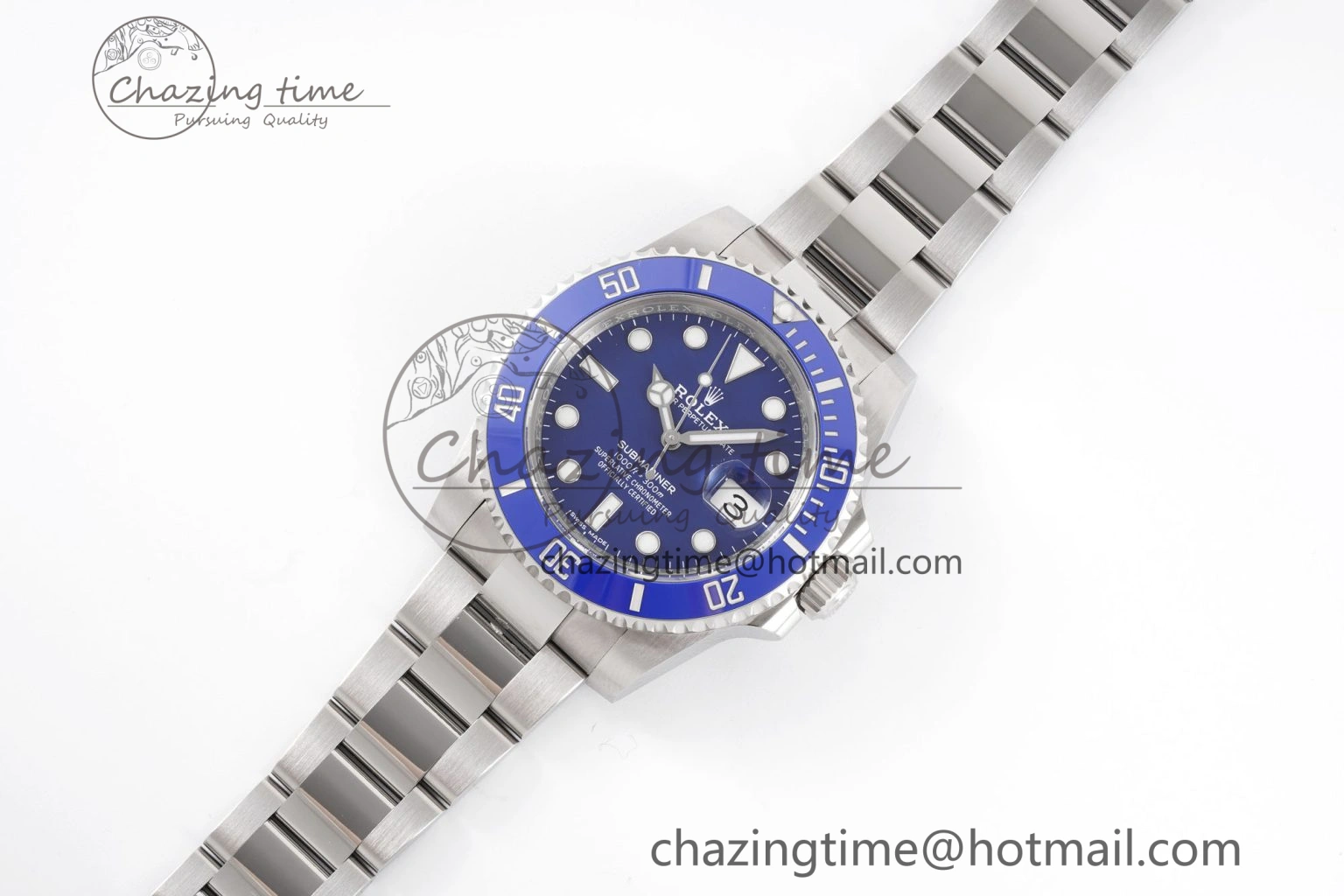 Submariner 40mm 116619 LB Blue Ceramic 904L Steel Clean 1:1 Best Edition VS3135