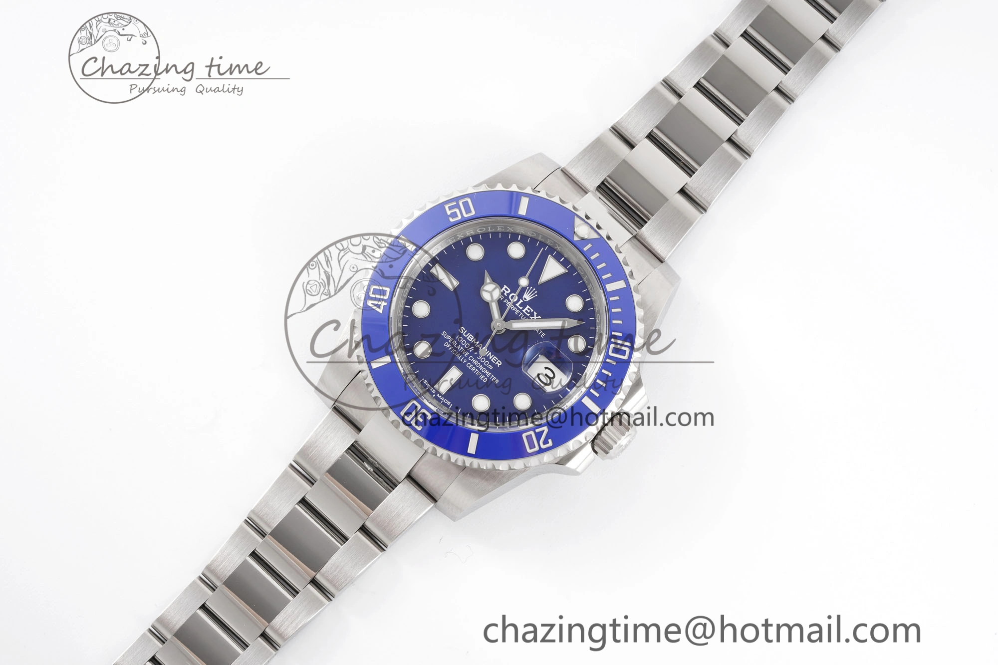 Submariner 40mm 116619 LB Blue Ceramic 904L Steel Clean 1:1 Best Edition VS3135